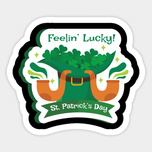 Feeling lucky Sticker